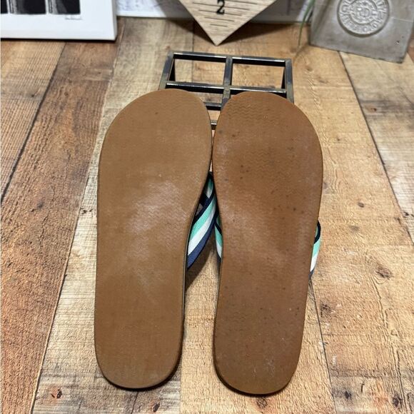 Vineyard Vines Men’s size 11 flip flops Grosgrain Ribbon‎ - Picture 8 of 12